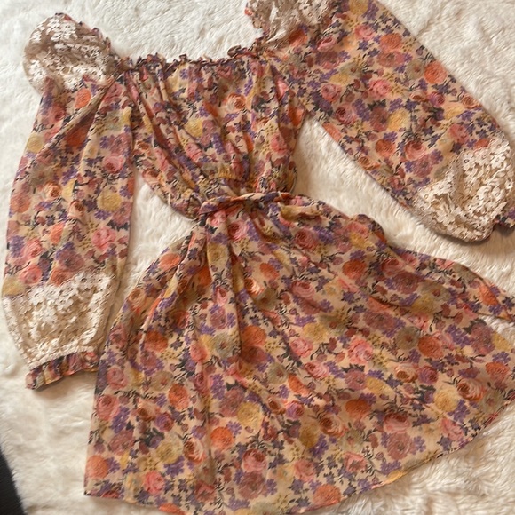 For Love & Lemons Gardenia Robe - SIZE: XXS - Picture 7 of 9